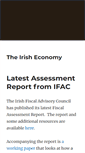 Mobile Screenshot of irisheconomy.ie